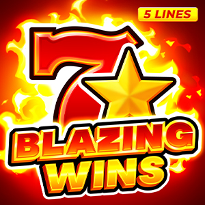BLAZING WINS 5 LINES